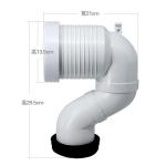 One Time Molding Toilet Drain Pipe Water Transfer Joint For Municipal Engineerin