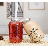 Buy cheap 330ml 650ml Biodegradable Plastic Bottles PLA PET Bubble Tea Juice U Shaped product