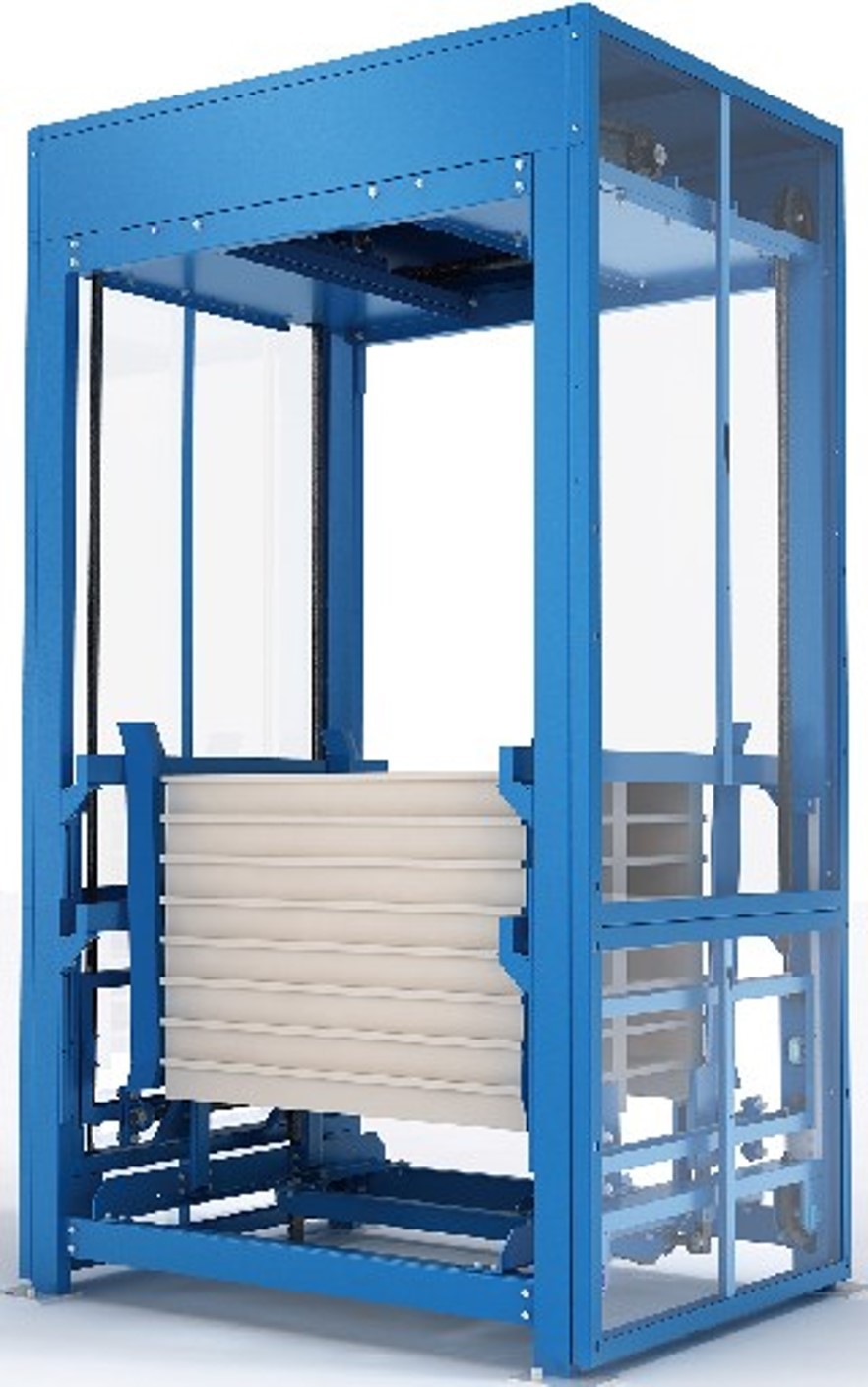 Buy cheap Payload 300Kg M Pallet Conveyor System Stacker And Dispenser from wholesalers