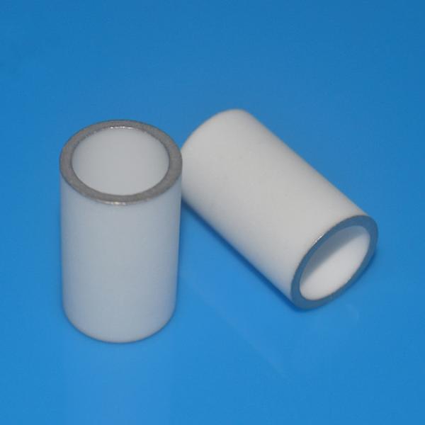 Buy cheap 99% Metallized Ceramic Tube Bushing Sleeve High Density Yttria Stabilized Ends Open from wholesalers