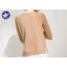 Buy cheap Crew Collar Ladies Wool Jumpers Reglan Sleeves Side Vent Knitwear Soft Touch from wholesalers