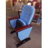 Buy cheap Movable Foot Fold Up Fabric Auditorium Chairs With PP Back / Church Hall Chair from wholesalers