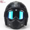 Buy cheap Full Face Motorcycle Helmet Imitation Crocodile Skin Retro With Removable Eyeglass from wholesalers