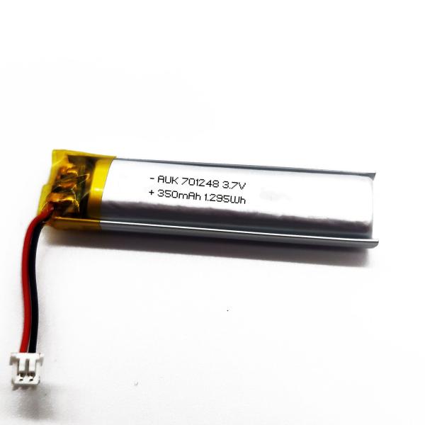 Lipo Polymer Lithium Battery 701248 350mAh 3.7V For Reading Pen Voice Recorder