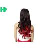 Buy cheap Sexy Fascinating Long Synthetic Wigs Mixed Red Wig 22 Inches , Long Wavy Hair Style from wholesalers