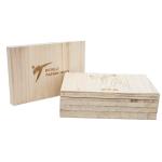 Paulownia Martial Arts Breaking Board 225x300mm for Taekwondo Practice Thickness