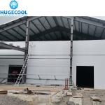 Freon Refrigerant Cold Room for Meat and Seafood Stainless Steel Surface