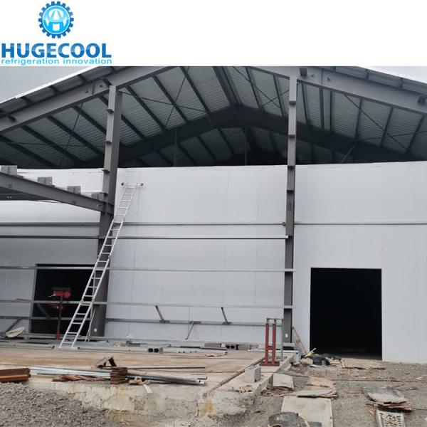 Freon Refrigerant Cold Room for Meat and Seafood Stainless Steel Surface