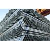 Buy cheap Blue-colored Band Welded Galvanized Steel Pipes With Threading and Couplings from wholesalers