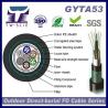 Buy cheap GYTA53 24 Core Double Armoured Double Sheath anti-UV PE jacket Fiber Optic Cable For Duct Burial from wholesalers