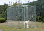 Chain Link Fence Large Dog Enclosures Outdoor Galvanized Surface Treatment