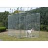 Buy cheap Hot Dip Galvanized Chain Link Dog Cage , Large Animal Kennel Easy Cleaning from wholesalers