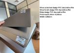 Aluminium Brushed PVC Self Adhesive Film For Profile Wrapping