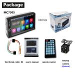 12V/ 24V 7 inch Touch screen car 2 din stereo video entertainment player with SD