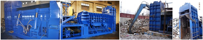 Scrap Metal Baler Shear with Diesel Engine