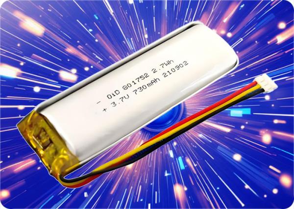 Buy cheap OiD801752N750 3.7V 750mAh 1C Discharge 500 Cycles Pet Li-ion Battery from wholesalers