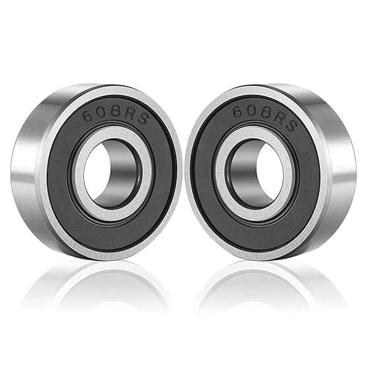 Buy cheap Double Rubber Sealed Miniature Deep Groove Ball Bearings 8x22x7 608 2RS Ball Bearings from wholesalers