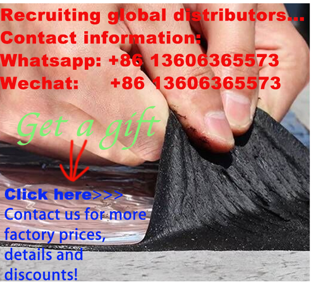 Save 95% Material Self Adhesive Modified Bitumen Seal Strip for Roof Sealing Rolls OEM