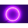 Buy cheap Car Headlight Cob 90mm Angel Eyes RED BLUE Fog Lamp 12-18V from wholesalers