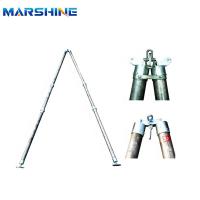 Buy cheap High Strength Aluminum Alloy A-Shape Tubular Gin Pole For Tower Erection Work product