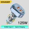 Buy cheap PD QC Digital Display Fast Charging Car Charger Transparent 125W 65W 30W from wholesalers