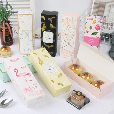 3.8cm 6 Holes Silk Printing Mini Cupcake Boxes