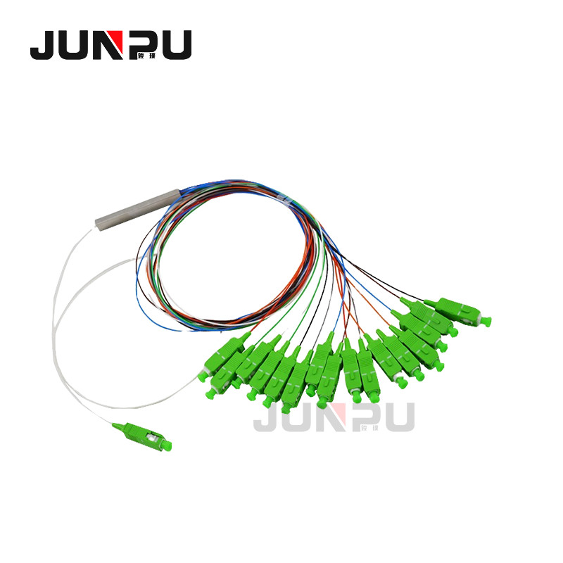 colorful 1x16 Fiber Optic Plc Splitter SC APC Type single mode LSZH