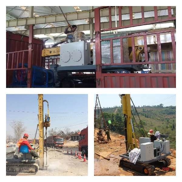 Diameter Pile 1.5m Low Energy Consumption Jet Grouting Drilling Rig for Shallow Hole Drilling in Uzbekistan
