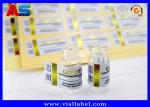 Gold Foil 10ml Vial Labels Printed Bottle Package Waterproof Strong Adhesive