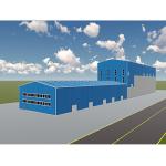 Customized High Rise Steel Structure Building Industrial Multi Storey Steel