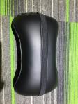 Car Neck Head Memory Foam Travel Pillow Boned Shape PU Leather Material