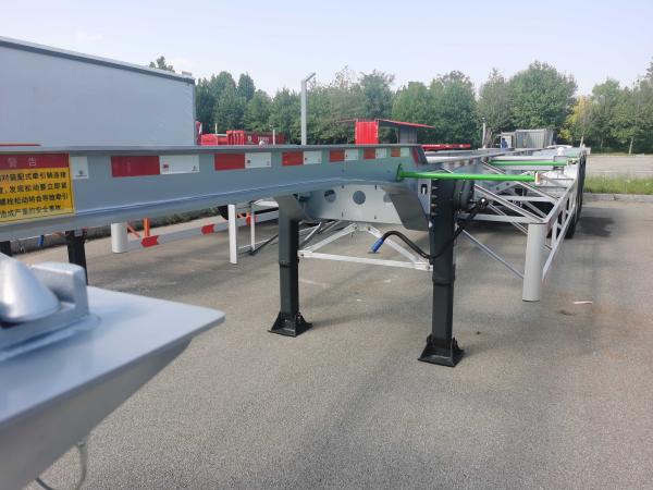 Buy cheap 3 Axle Semi Trailer 40ft Skeleton Tractor Trailer from wholesalers