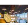 Buy cheap Fireproof Acoustical Square Tube Linear Baffle Ceiling For Shopping Mall from wholesalers