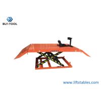 Buy cheap Heavy Duty Electric Hydraulic Motorcycle Lift Table 1500 Lbs 1000 Lb product