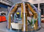 Self Cleaning 4.5m Crystal Dome Outdoor Event Tents For Glamping