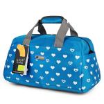 Printed Custom Duffle Bags , Reusable Nylon Cloth Bag For Ladies