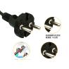 Buy cheap European standard 2pin black power cord with stripped end 0.5m-10m copper power cable from wholesalers