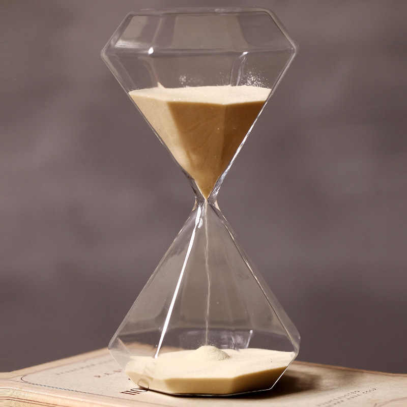 15 30 60 Minutes Glass Hourglass Sand Timer Size Customized
