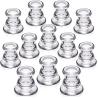Buy cheap Clear Glass Candlestick Holders 4 Taper For Wedding Decoration And Dinning from wholesalers