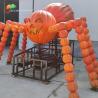 Buy cheap Customizable Fiberglass Animatronic Halloween Pumpkin Spider For Halloween Festival from wholesalers