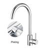 Buy cheap Stainless Steel High Arc Kitchen Sink Faucet Chrome Matte Black Gold SN Finish from wholesalers