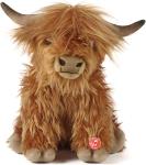 Brown Stuffed Animal | Farm Toy with Sound | Soft Toy Gift for Kids | Naturli