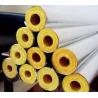 Buy cheap Smoke Proof Microfiber Veneer Glass Wool Tube Refractory Heat Insulation from wholesalers