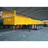 Buy cheap 45FT 4 Axle Drop Side Trailer With 60000kg Payload from wholesalers