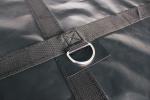 Waterproof Fabric PVC Coated Black Tarpaulin Steel Tarp For Flat Bed Truck