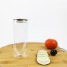 Buy cheap 330ml Cylindrical Transparent Plastic Bottles Beverage Containers For Tea Milk from wholesalers