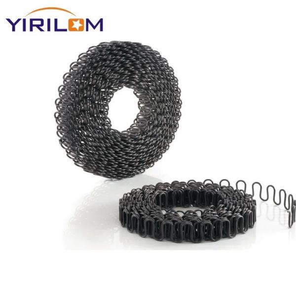 Buy cheap Furniture Accessories Upholstery Steel Wire Roll Sofa Zig Zag Spring Coil Springs Black Zig Zag Springs from wholesalers