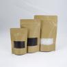 Buy cheap Manufactures Selling Custom Size Kraft Stand Up Pouch Packaging With Zipper Lock from wholesalers