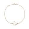 Buy cheap White Mother Of Pearl 18K Gold Bracelet Sweet Alhambra Butterfly Bracelet from wholesalers