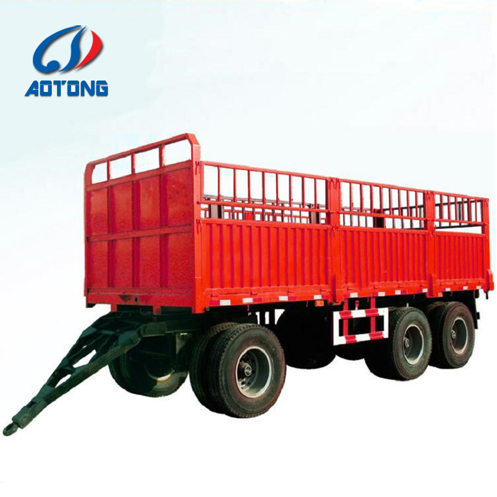 28 Ton Two Speed Landing Gear Draw Bar Dolly Dump Semi Trailer 6000*2500* 1500 1500 mm